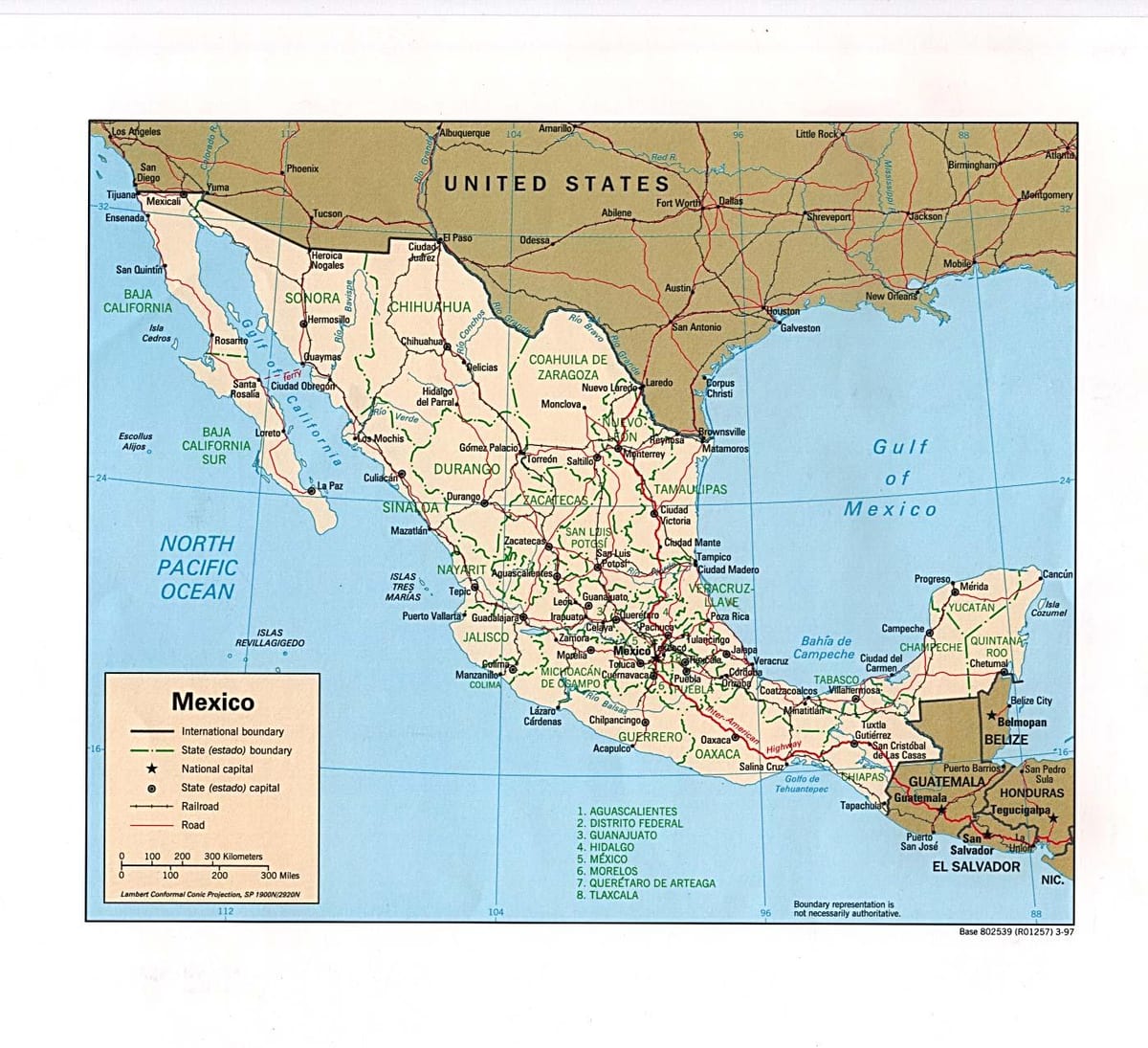 la cartografia de Mèxic