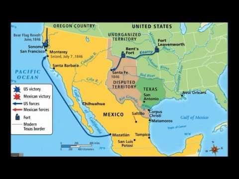 el mexicà guerra mapa