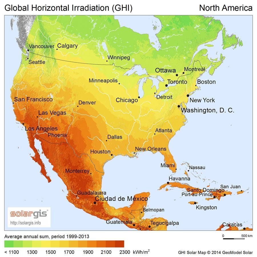 mapa de Mèxic sol