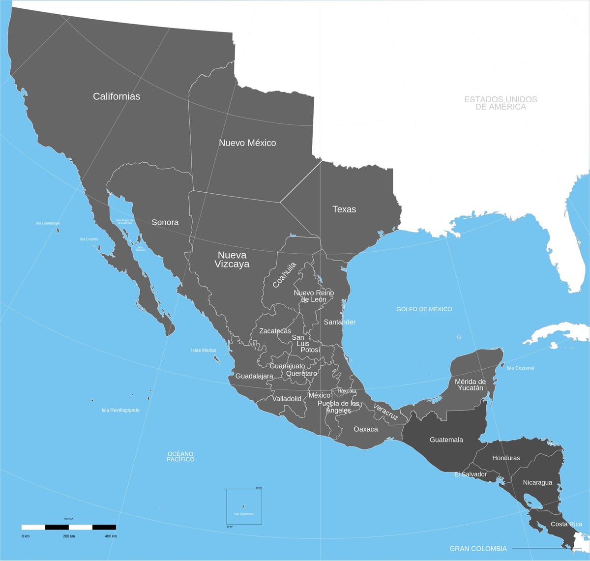 antic territori mexicà mapa