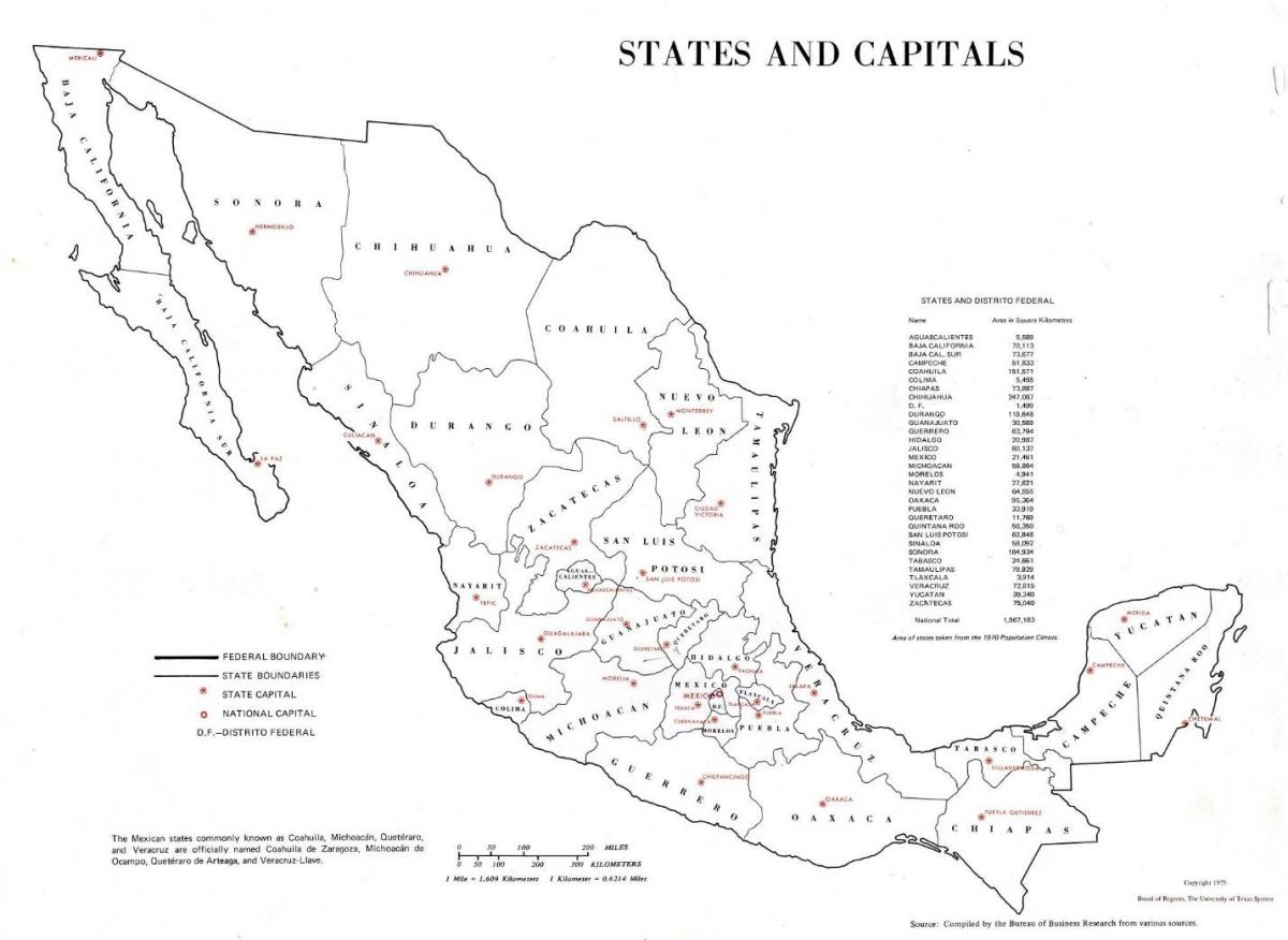 l'etiqueta mapa de Mèxic