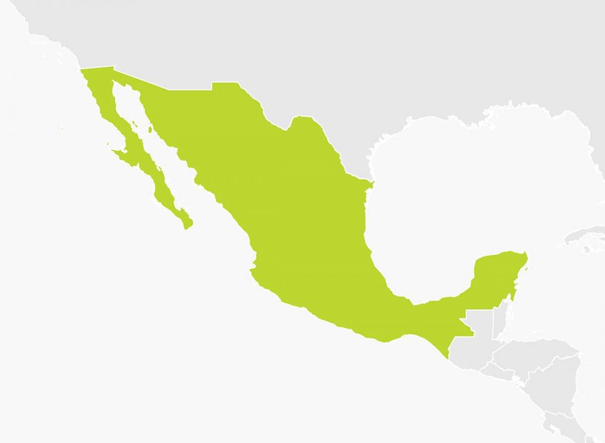 mapa de Mèxic png