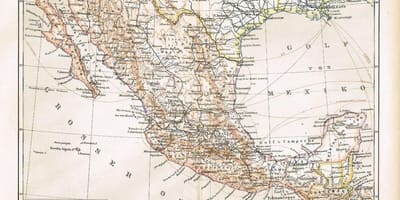 Mèxic antic mapa