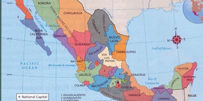 Asteca de Mèxic mapa