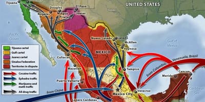 Mèxic guerra al narcotràfic mapa