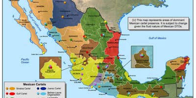 Càrtel mexicà mapa