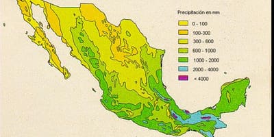 Clima mapa de Mèxic
