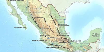 Mapa de Mèxic desert