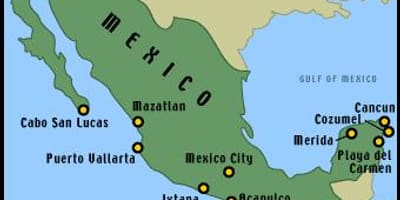 Mapa de mèxic estacions