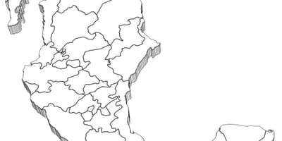 3d mapa de Mèxic