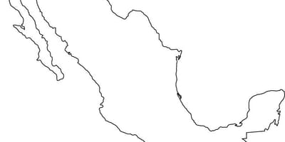 Mèxic esquema mapa