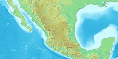 Mapa de Mèxic terreny