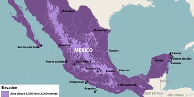 Mapa de Mèxic zika