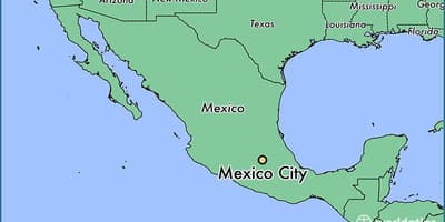 Mostra un mapa de Mèxic