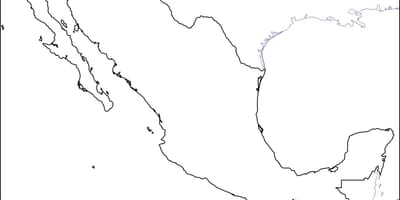 Esquema mapa de Mèxic