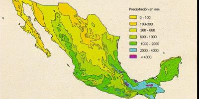 Clima mapa de Mèxic