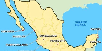Simple mapa de Mèxic